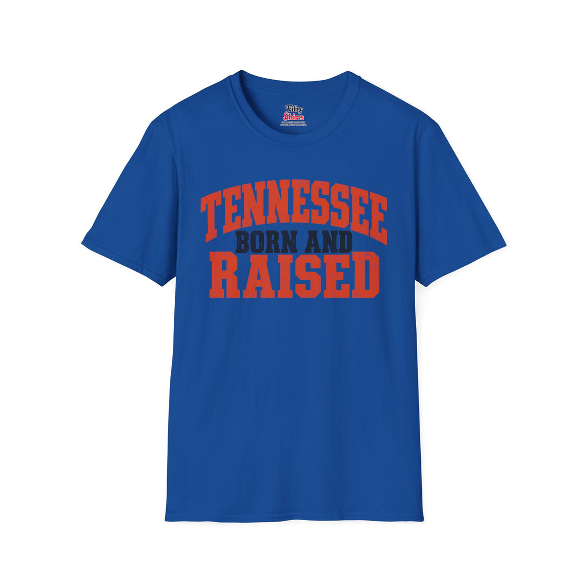 Tennessee Born And Raised Unisex Softstyle T Shirt State Name Graphic Tee