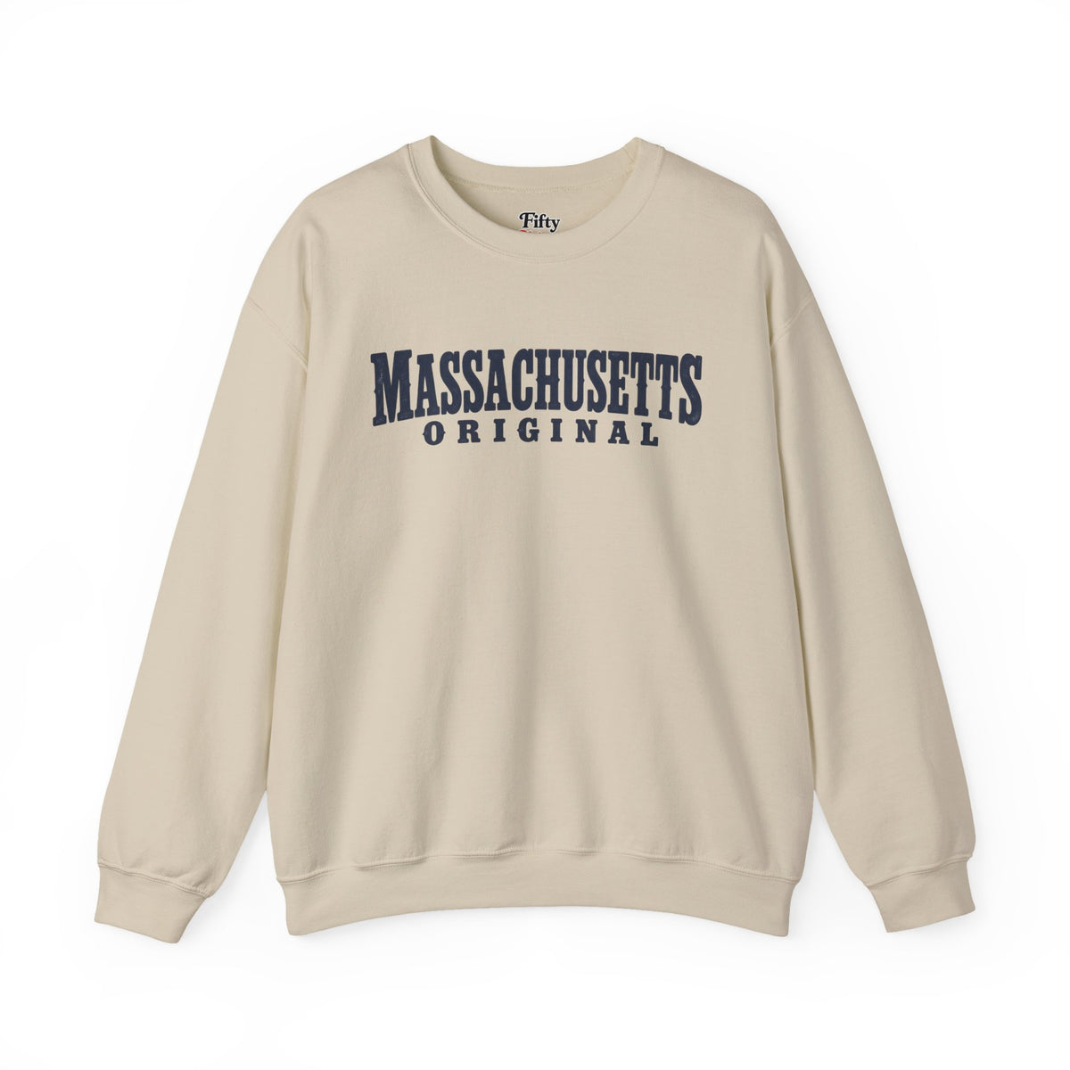 Massachusetts Original Unisex Crewneck Sweatshirt State Name Graphic