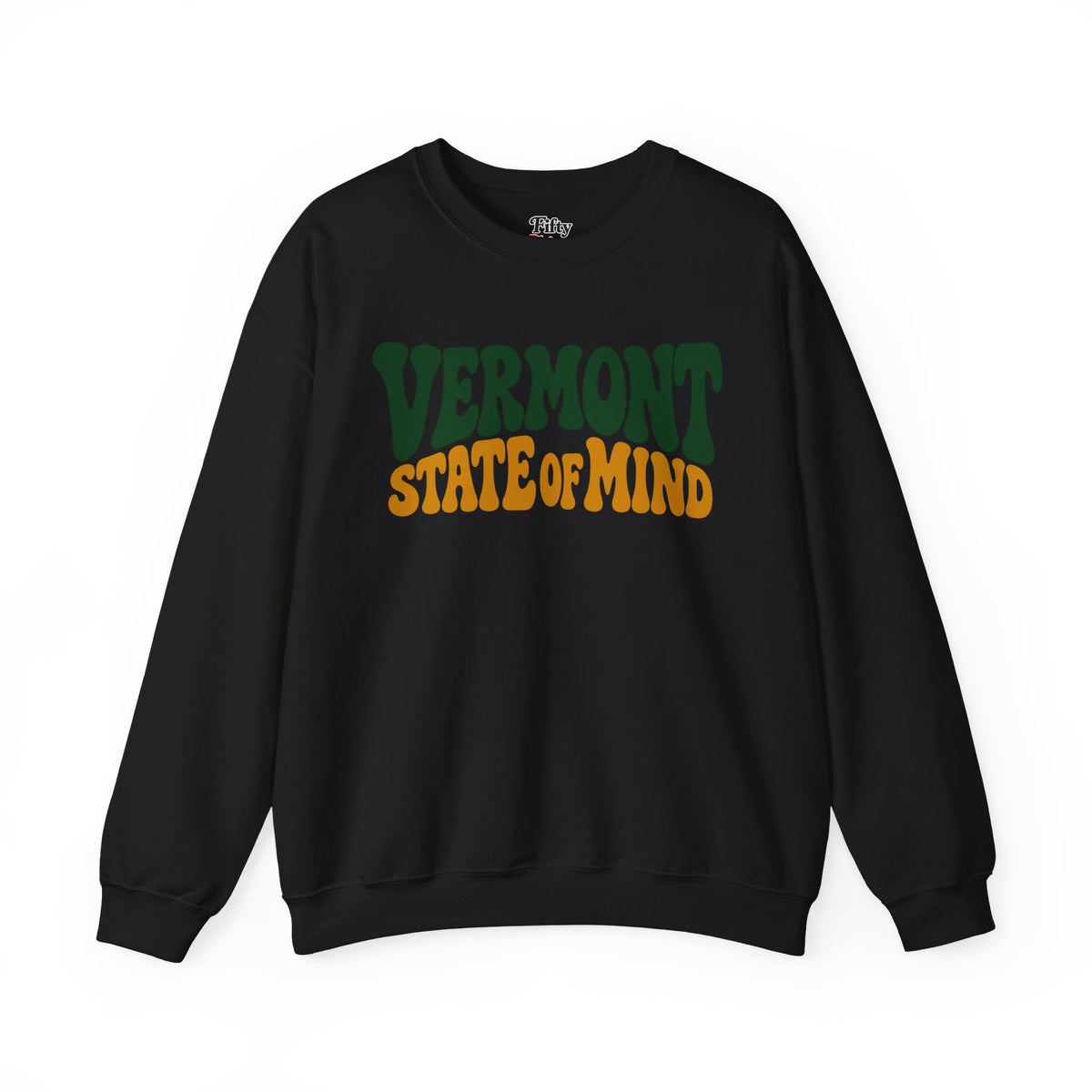 Vermont State Of Mind Unisex Crewneck Sweatshirt State Name Graphic