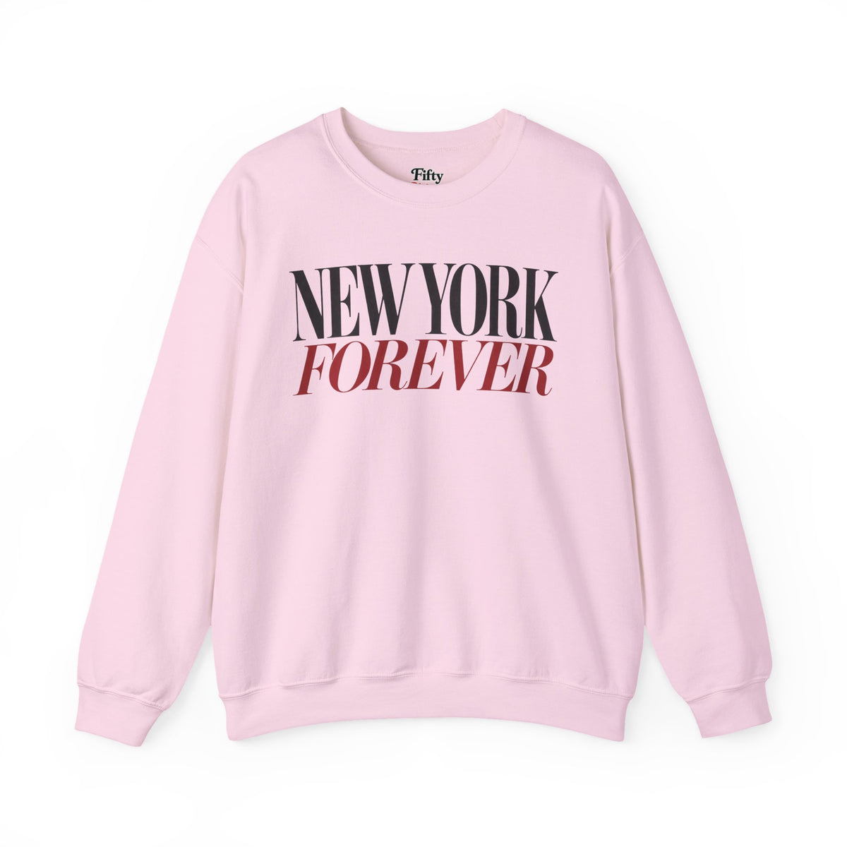 New York Forever Unisex Crewneck Sweatshirt State Name Graphic