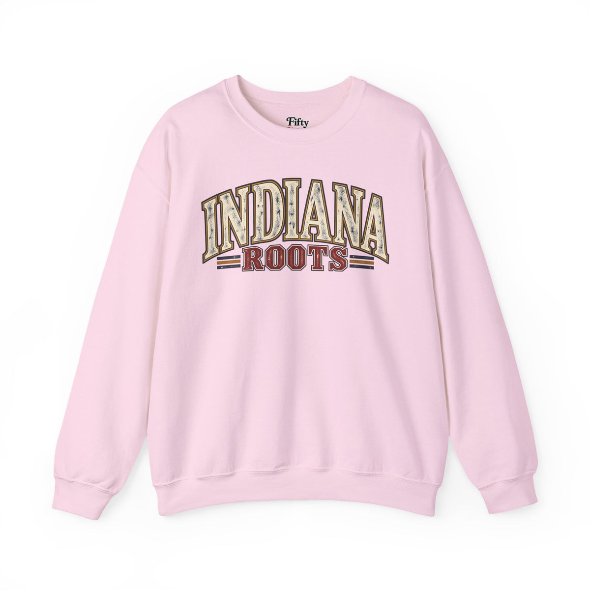 Indiana Roots Unisex Crewneck Sweatshirt State Name Graphic