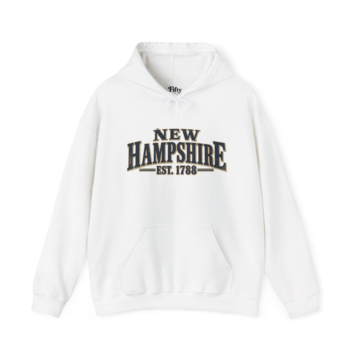 New Hampshire Est 1788 Unisex Hoodie State Name Graphic
