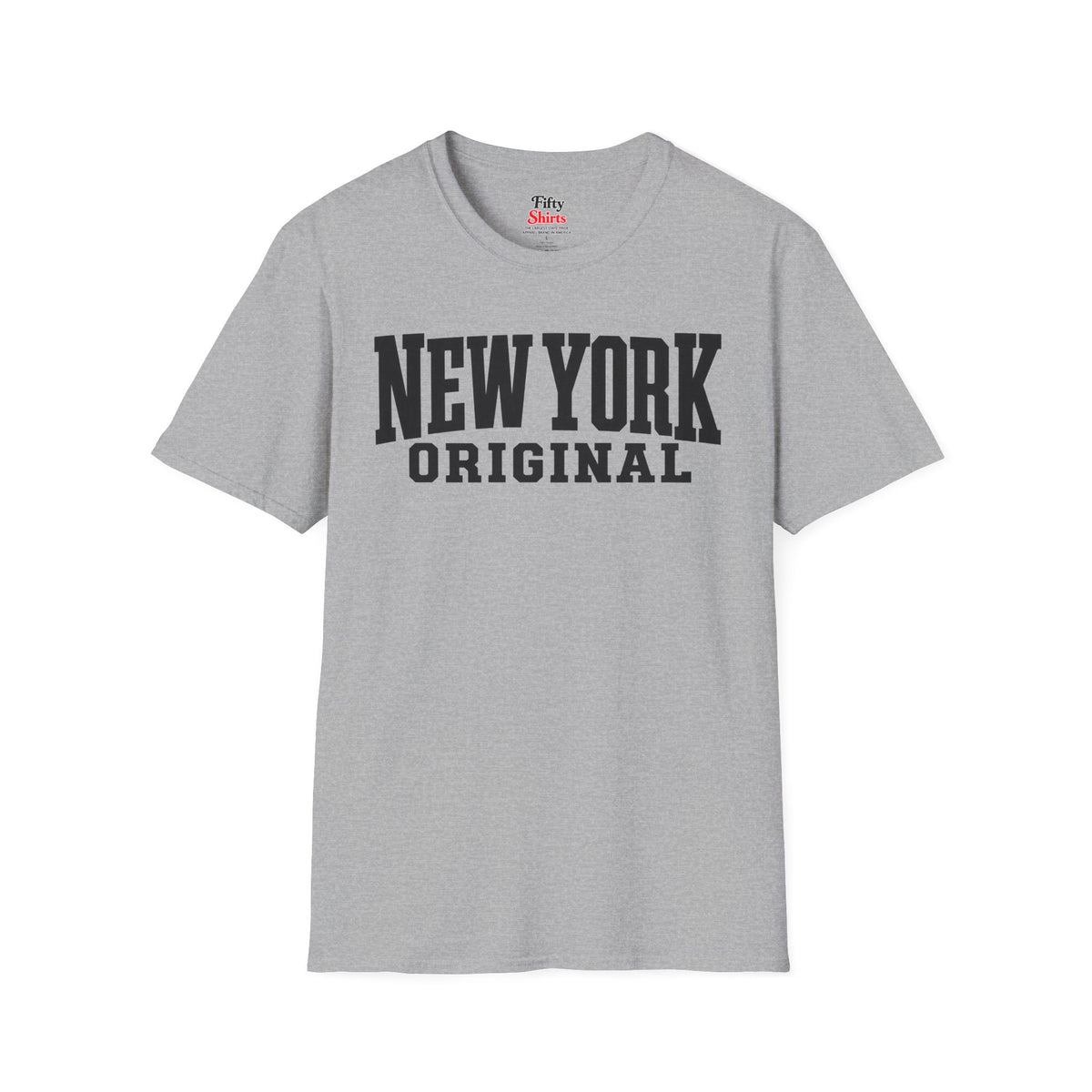 New York Original Unisex Softstyle T Shirt State Name Graphic Tee