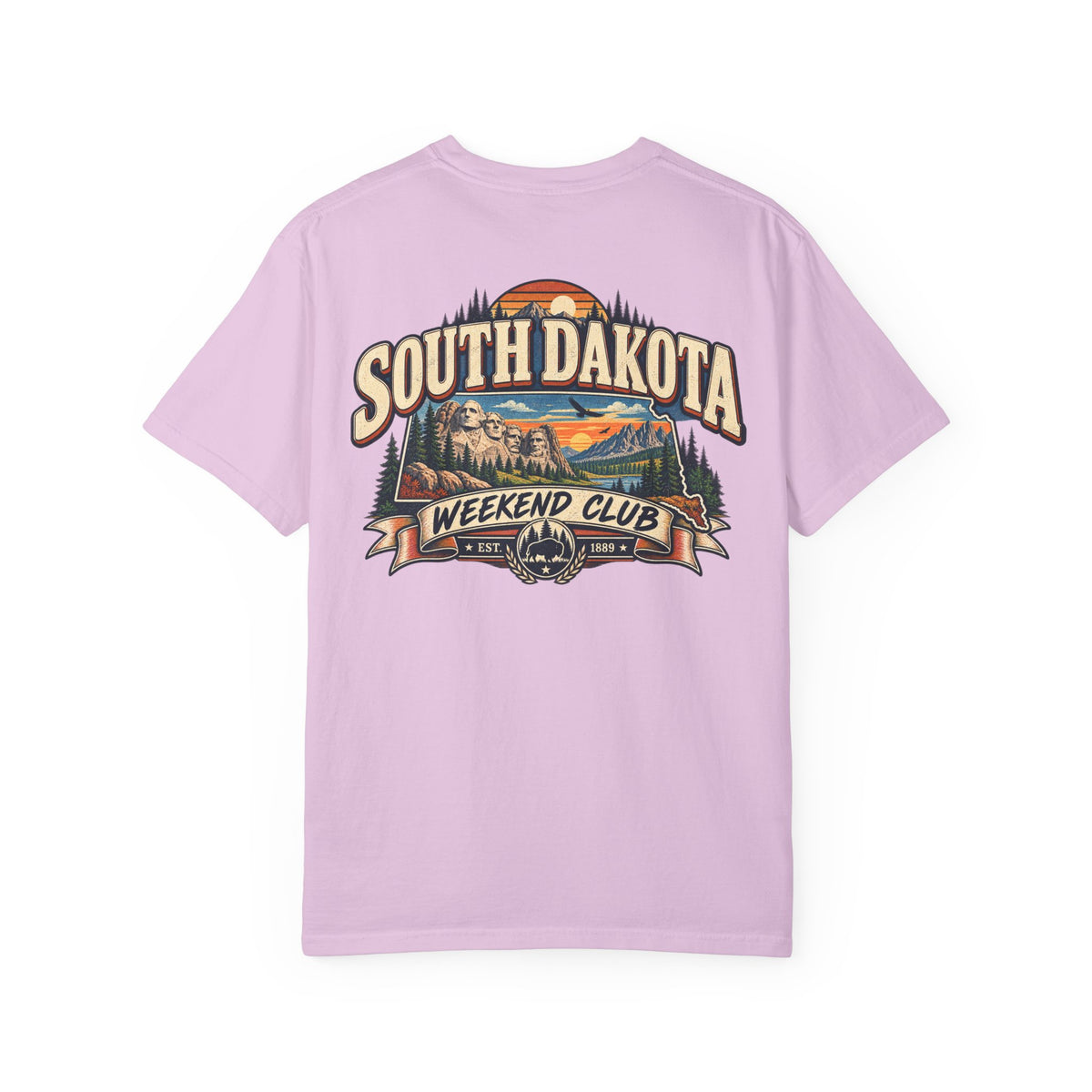 South Dakota Weekend Club Unisex Comfort Color 1717 Streetwear Graphic Tee