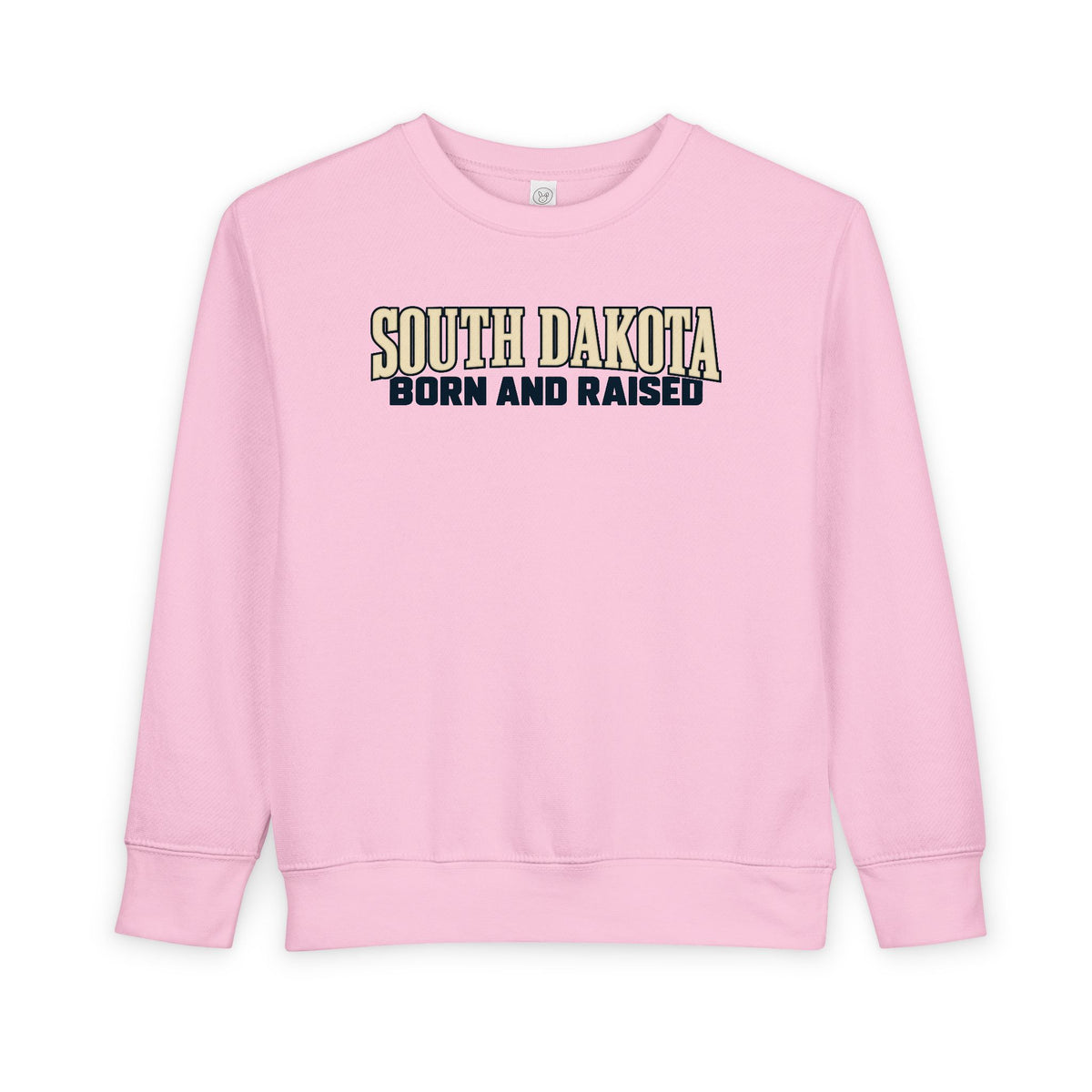 South Dakota Born and Raised Premium Heritage Unisex Toddler Sweatshirt