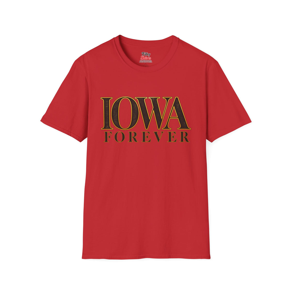 Iowa Forever Unisex Softstyle T Shirt State Name Graphic Tee