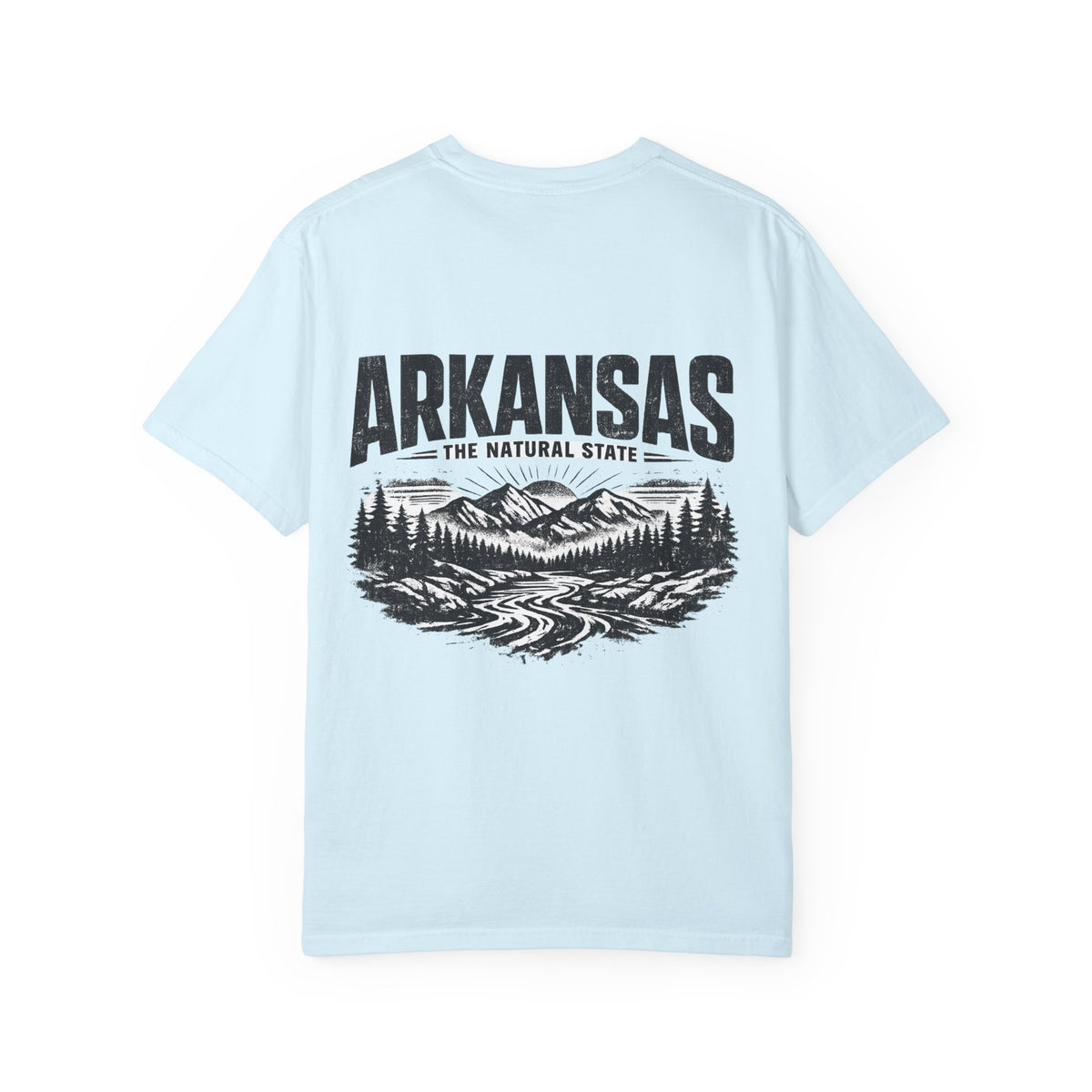 Arkansas Natural State Streetwear Unisex Comfort Color 1717 Streetwear Graphic Tee