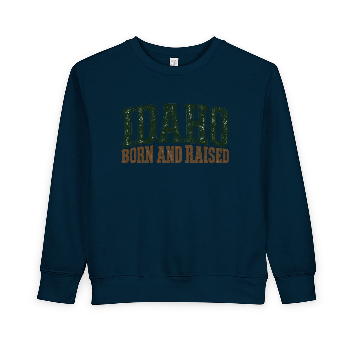 Idaho Born and Raised Pacific Northwest Heritage Unisex Toddler Sweatshirt