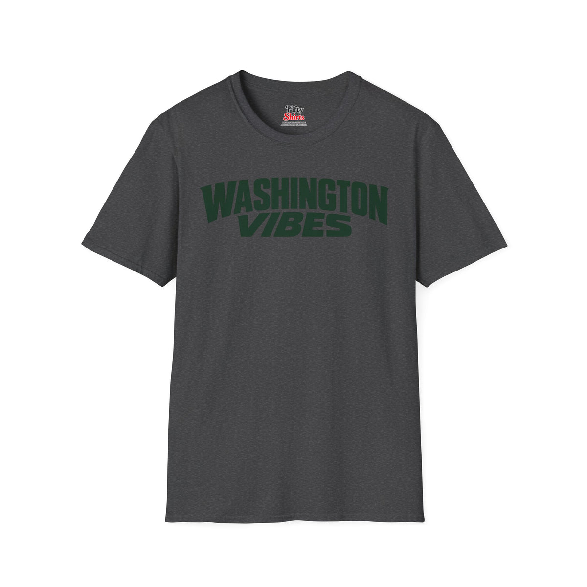 Washington Vibes Unisex Softstyle T Shirt State Name Graphic Tee