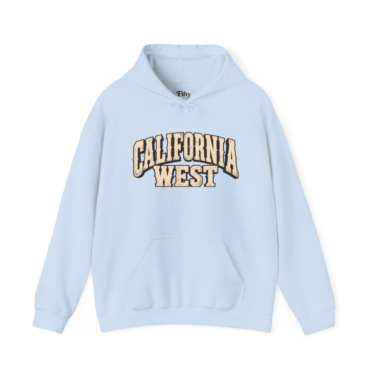 California West Unisex Hoodie State Name Graphic