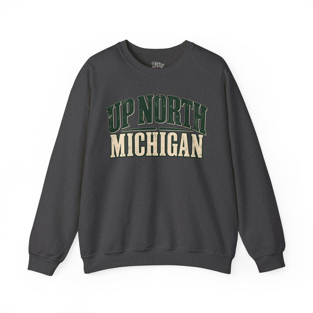 Up North Michigan Unisex Crewneck Sweatshirt State Name Graphic