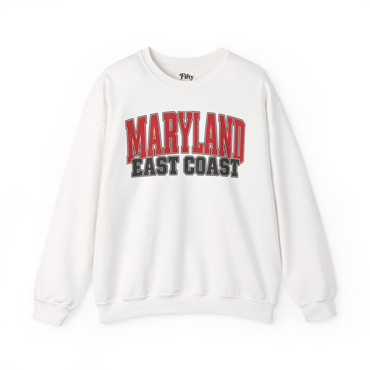 Maryland East Coast Unisex Crewneck Sweatshirt State Name Graphic