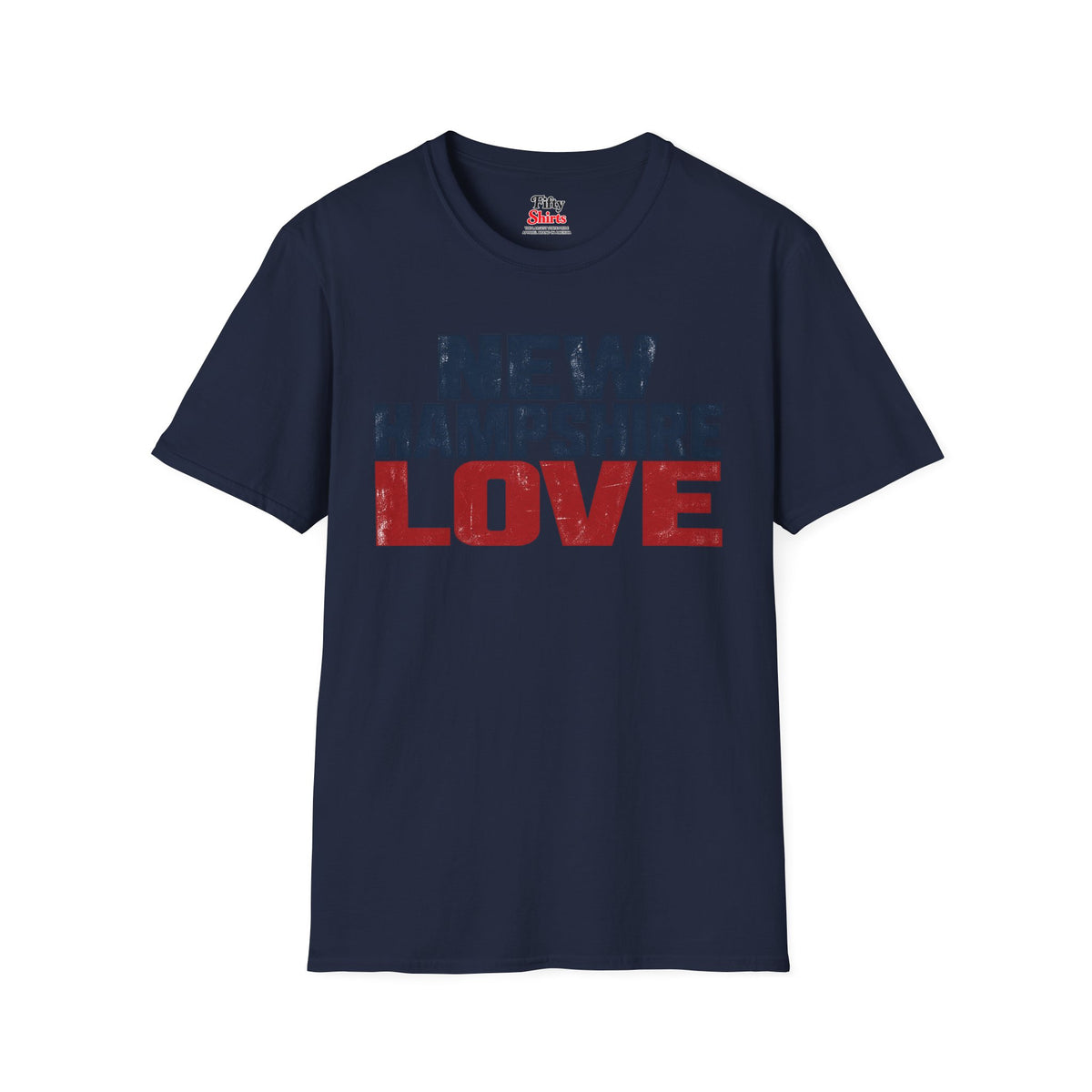 New Hampshire Love Unisex Softstyle T Shirt State Name Graphic Tee