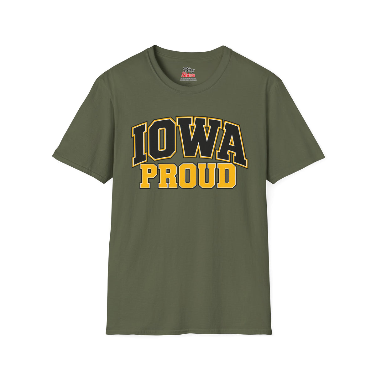 Iowa Proud Unisex Softstyle T Shirt State Name Graphic Tee