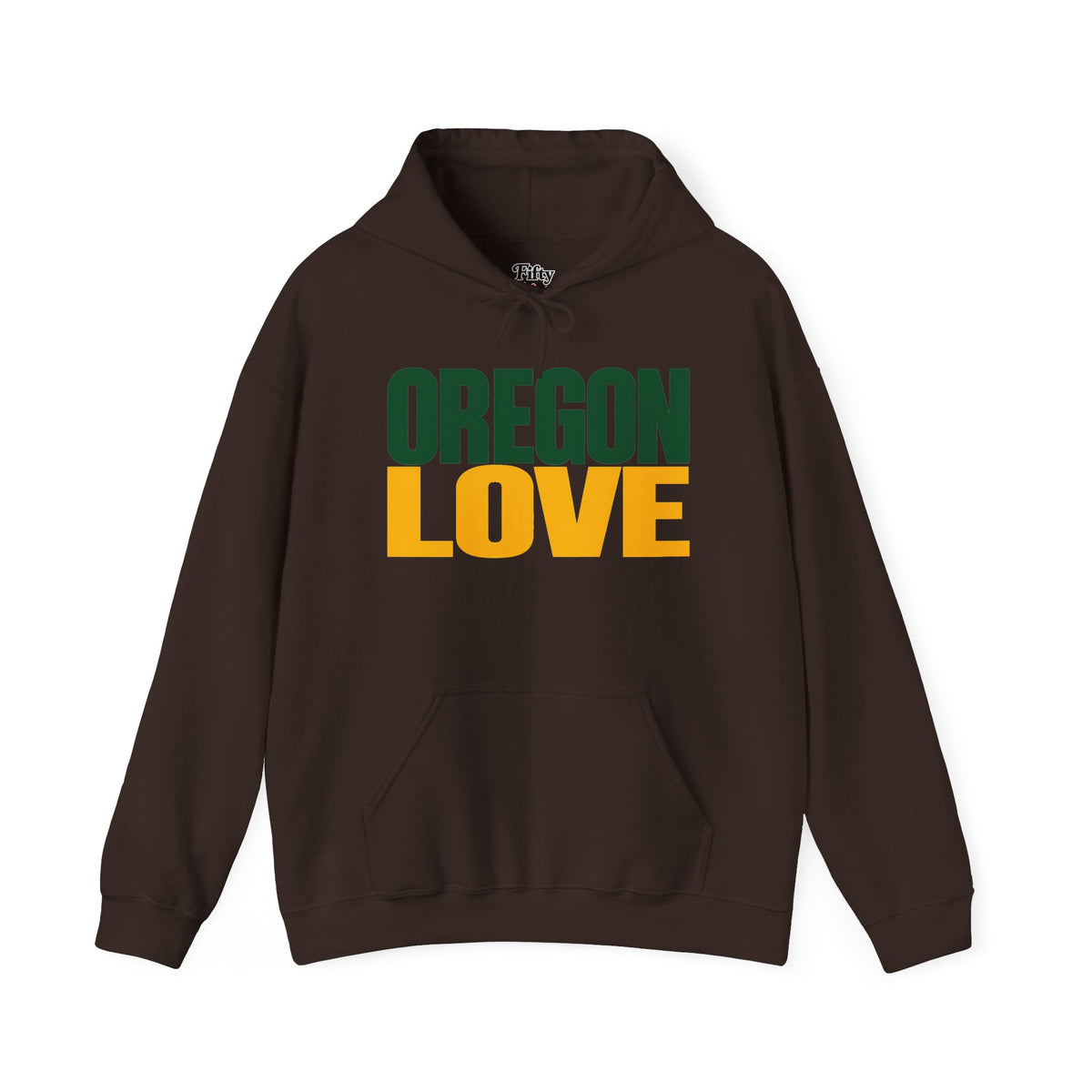 Oregon Love Unisex Hoodie State Name Graphic