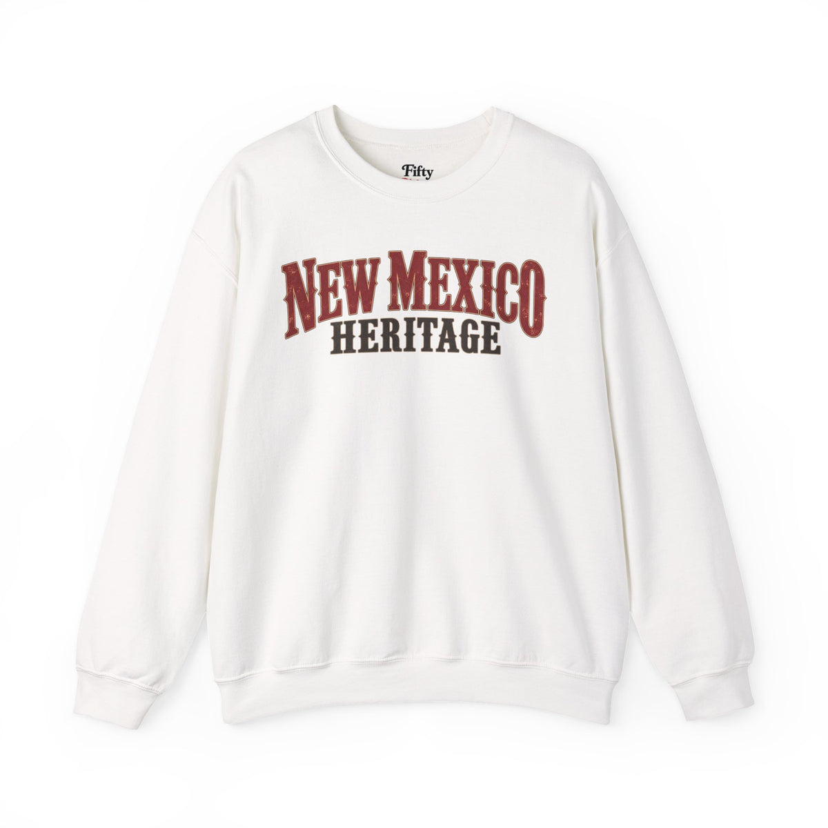 New Mexico Heritage Unisex Crewneck Sweatshirt State Name Graphic