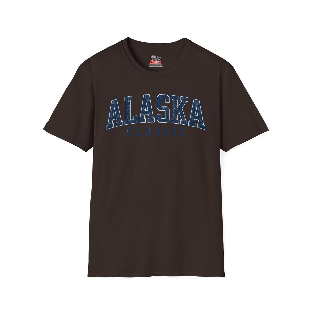 Alaska Classic Unisex Softstyle T Shirt State Name Graphic Tee