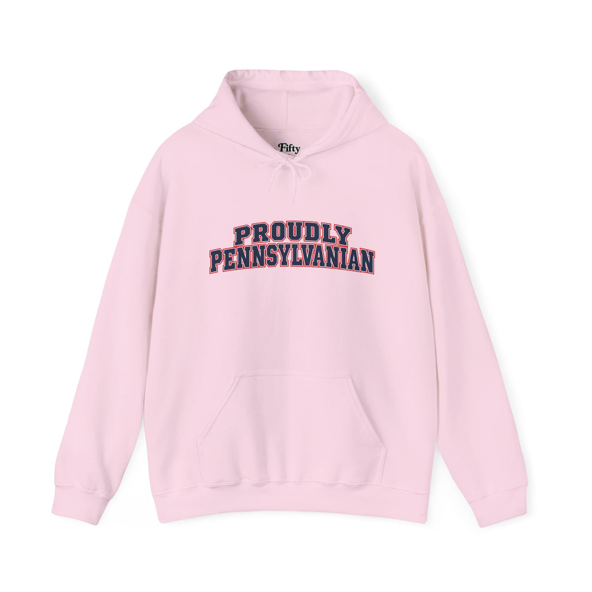 Proudly Pennsylvanian Pennsylvania Unisex Hoodie State Name Graphic