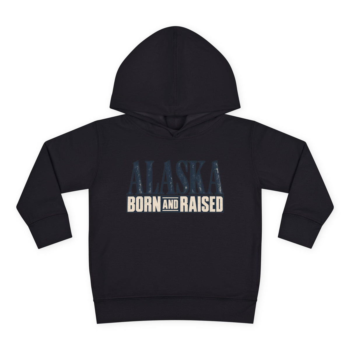 Alaska Born and Raised Premium Heritage Unisex Toddler Pullover Fleece Hoodie
