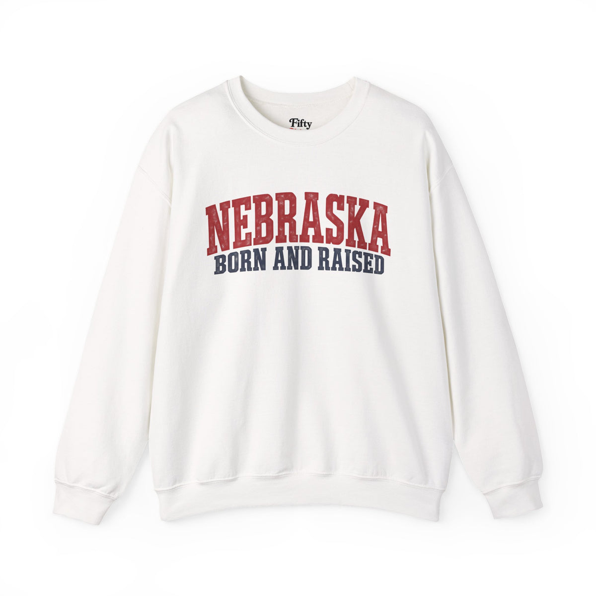 Nebraska Born and Raised Rugged Workwear Unisex Sweatshirt Graphic