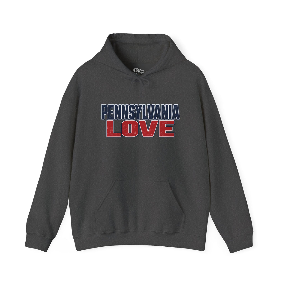 Pennsylvania Love Unisex Hoodie State Name Graphic