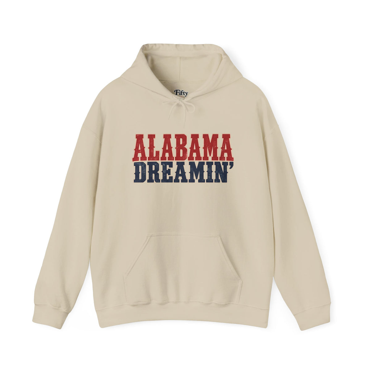 Alabama Dreamin' Unisex Hoodie State Name Graphic