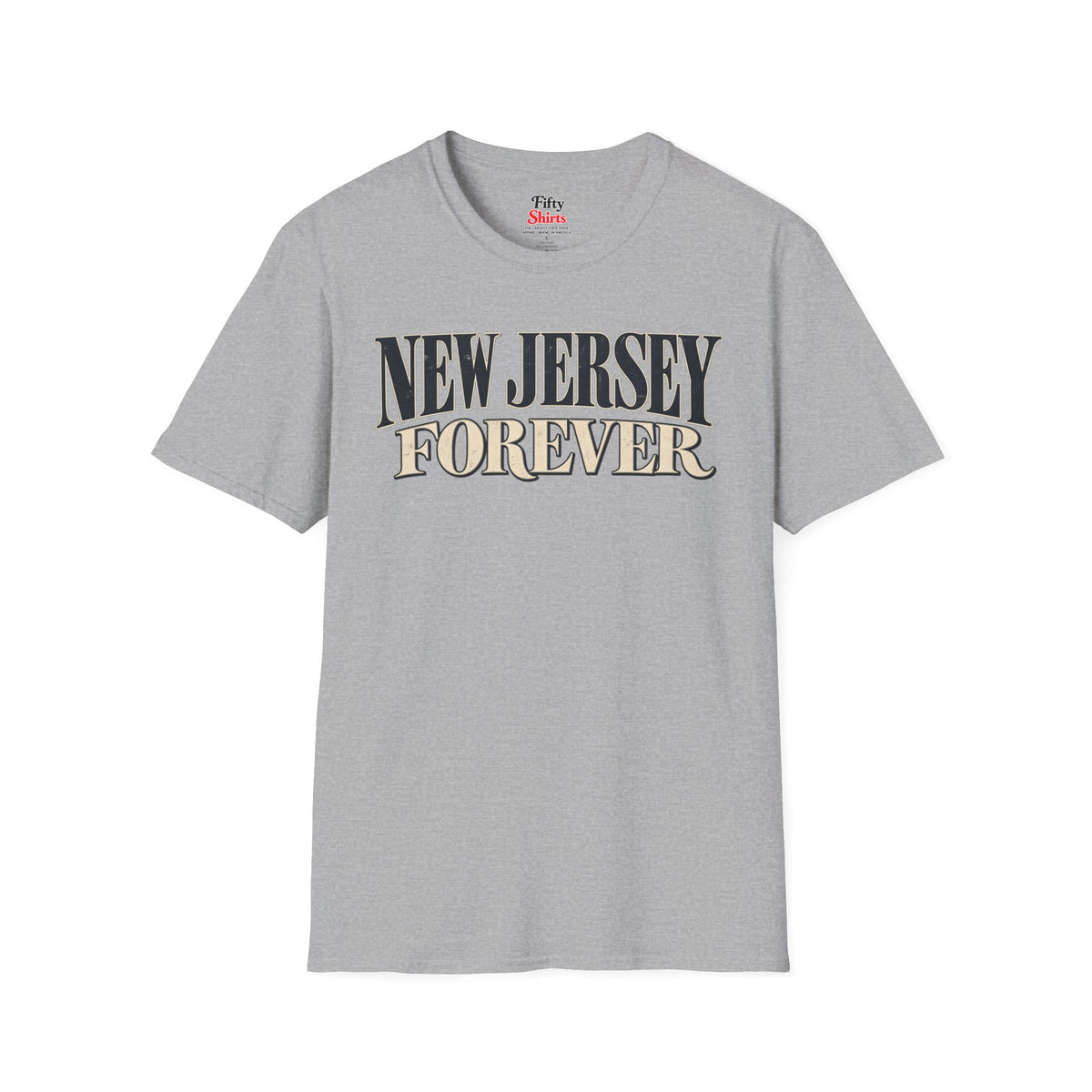 New Jersey Forever Unisex Softstyle T Shirt State Name Graphic Tee