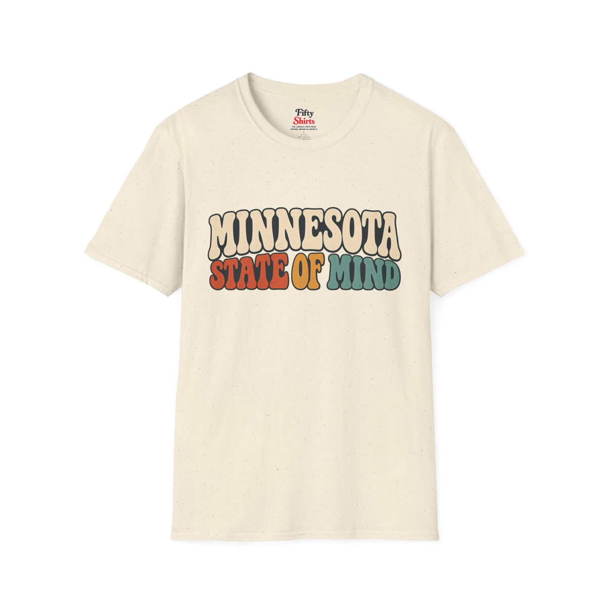 Minnesota State of Mind Unisex Softstyle T Shirt State Name Graphic Tee