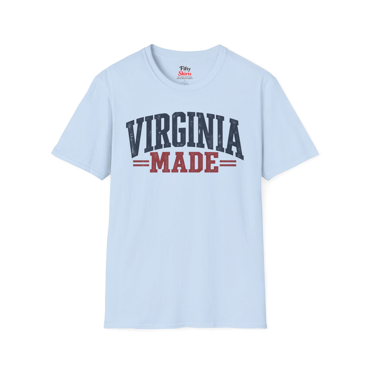 Virginia Made Unisex Softstyle T Shirt State Name Graphic Tee
