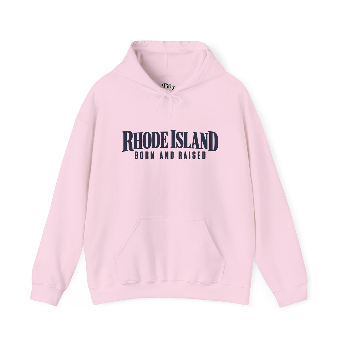 Rhode Island Born and Raised Premium Heritage Unisex Hoodie Graphic