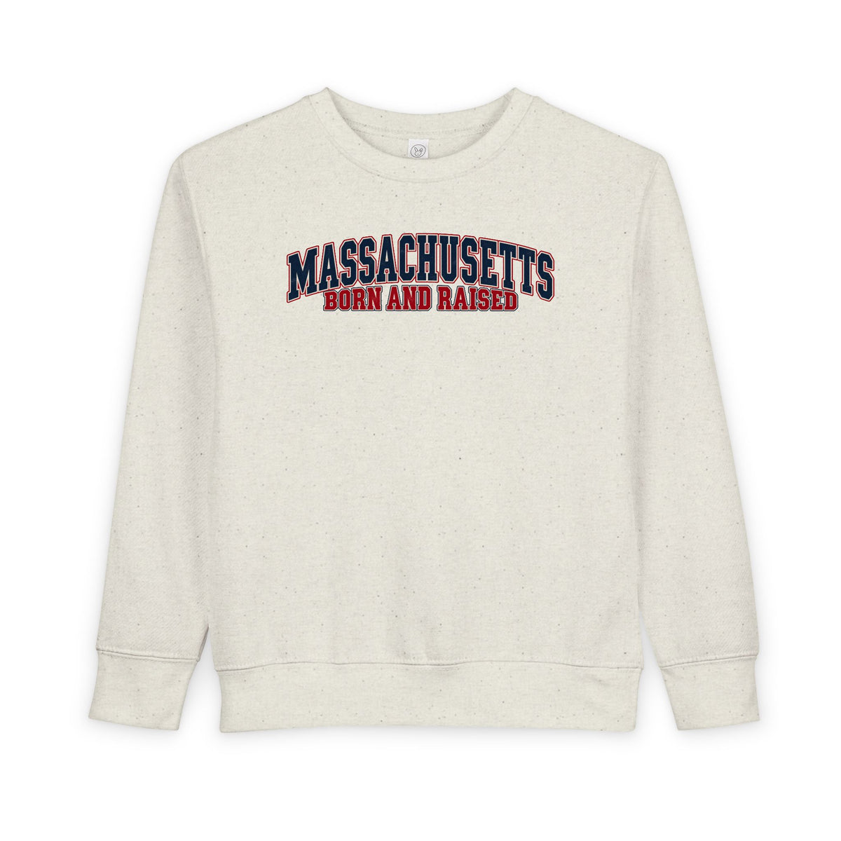 Massachusetts Born and Raised Classic Heritage Unisex Toddler Sweatshirt