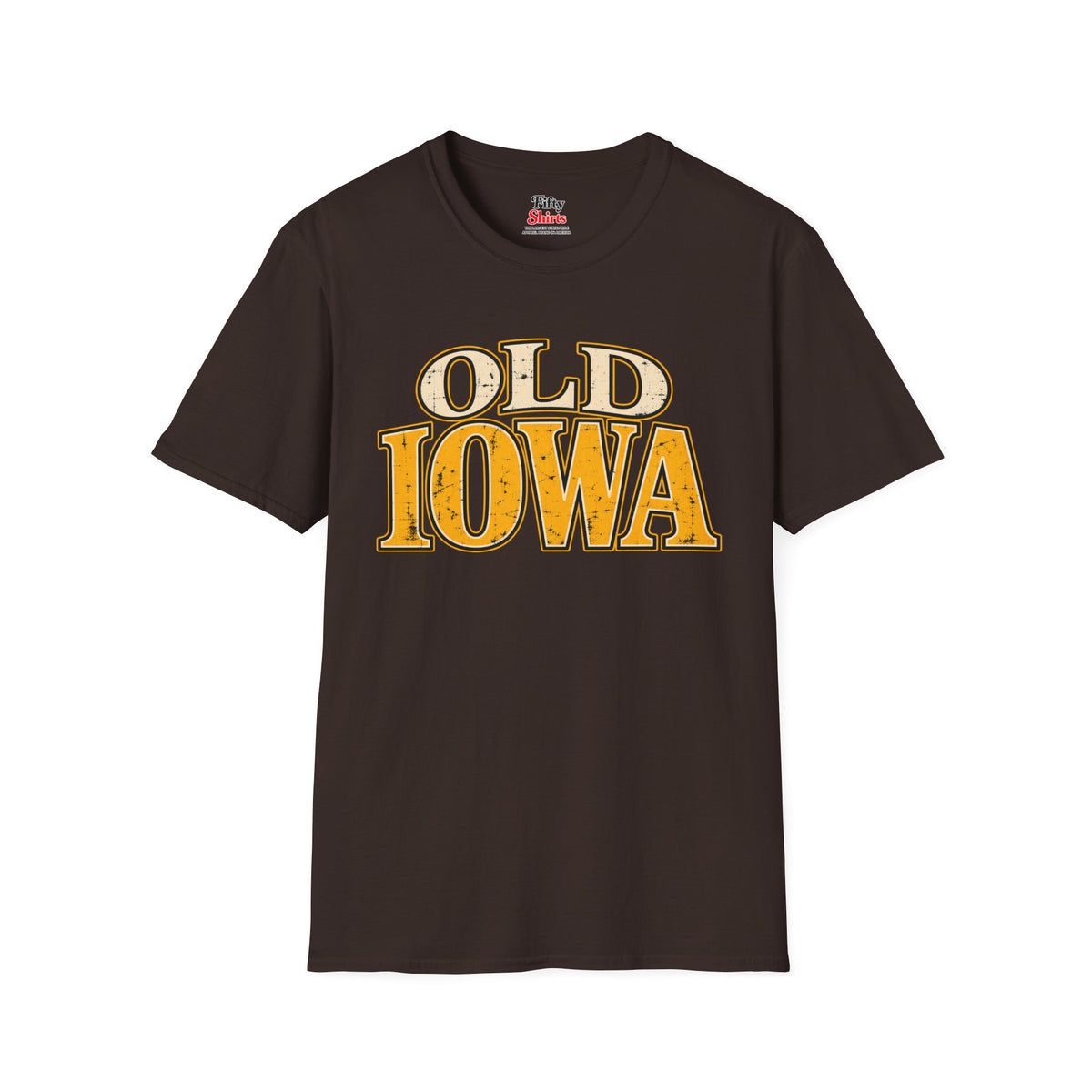 Old Iowa Unisex Softstyle T Shirt State Name Graphic Tee