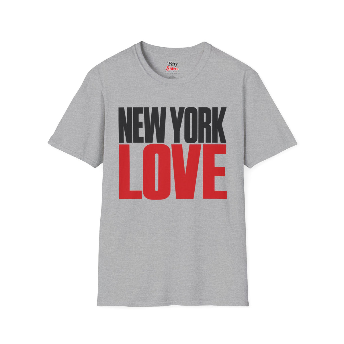 New York Love Unisex Softstyle T Shirt State Name Graphic Tee