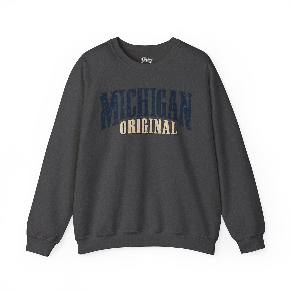 Michigan Original Unisex Crewneck Sweatshirt State Name Graphic