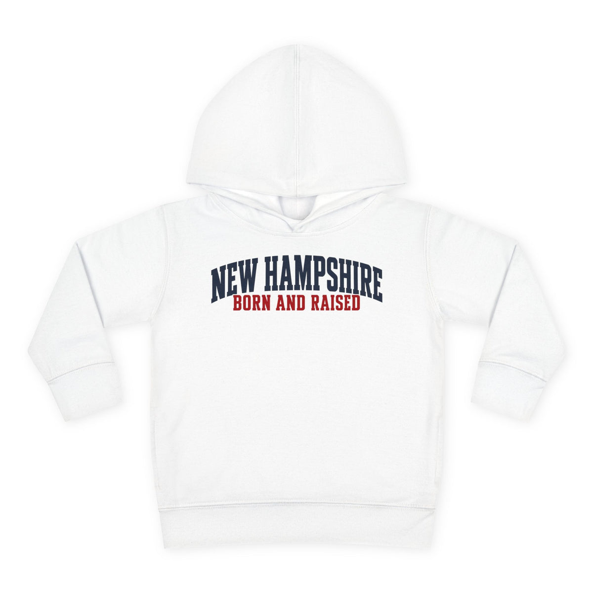 New Hampshire Born and Raised Minimal Heritage Unisex Pullover Fleece Hoodie