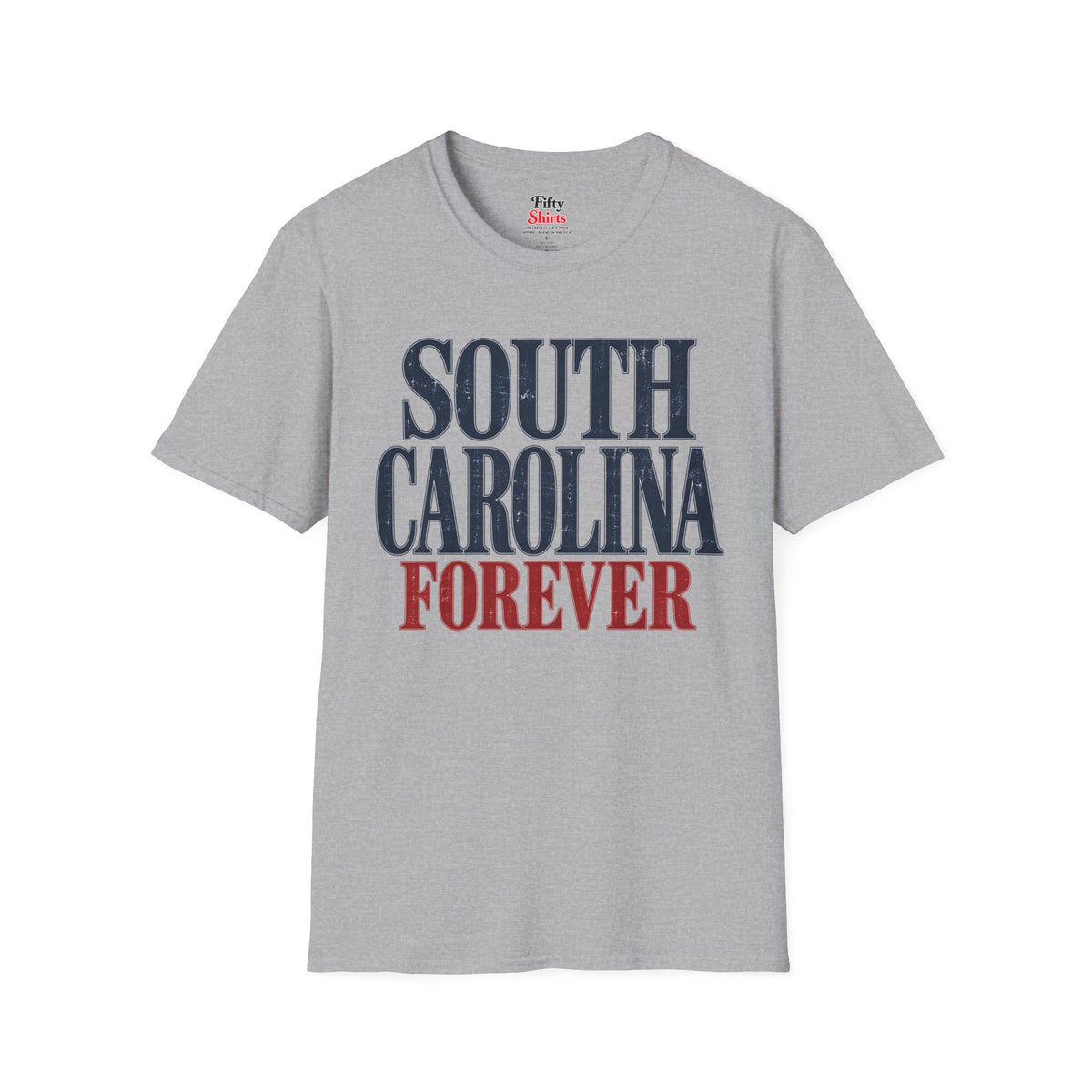 South Carolina Forever Unisex Softstyle T Shirt State Name Graphic Tee