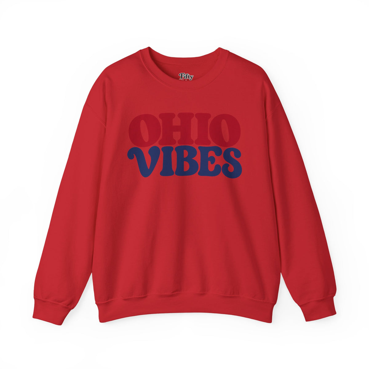 Ohio Vibes Unisex Crewneck Sweatshirt State Name Graphic