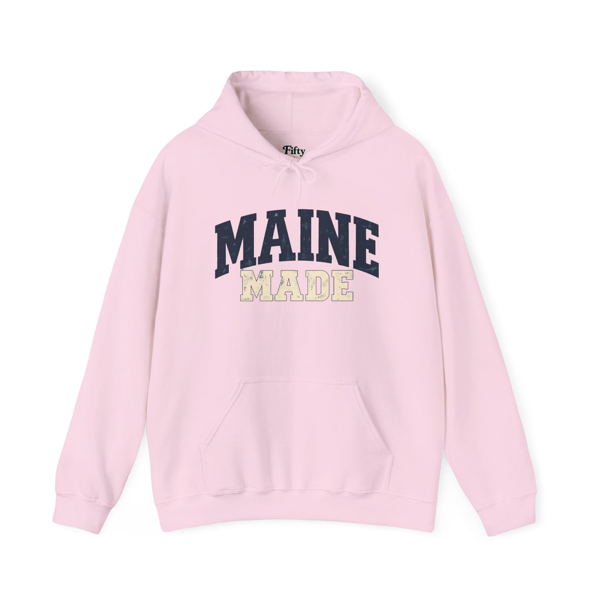 Maine Made Unisex Hoodie State Name Graphic