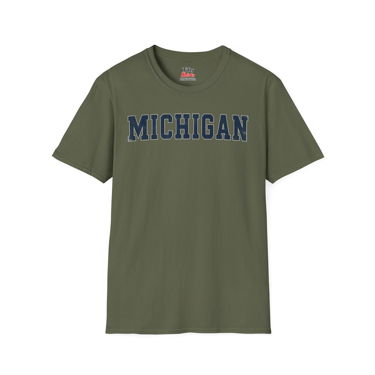 Michigan Unisex Softstyle T Shirt State Name Graphic Tee