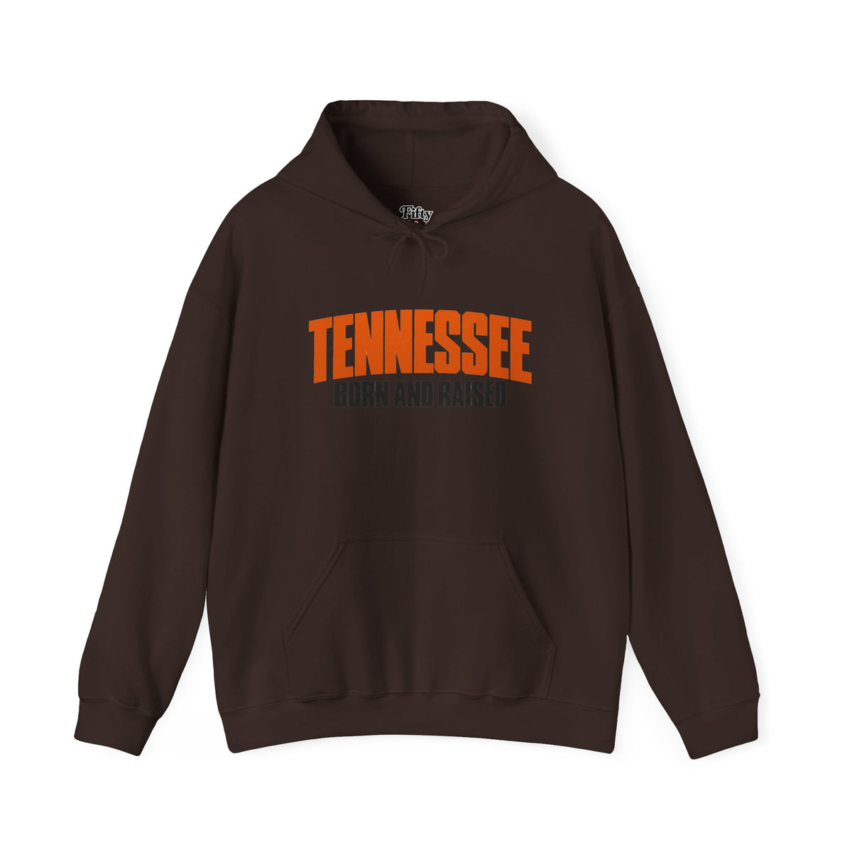 Tennessee Born and Raised Modern Southern Streetwear Unisex Hoodie Graphic