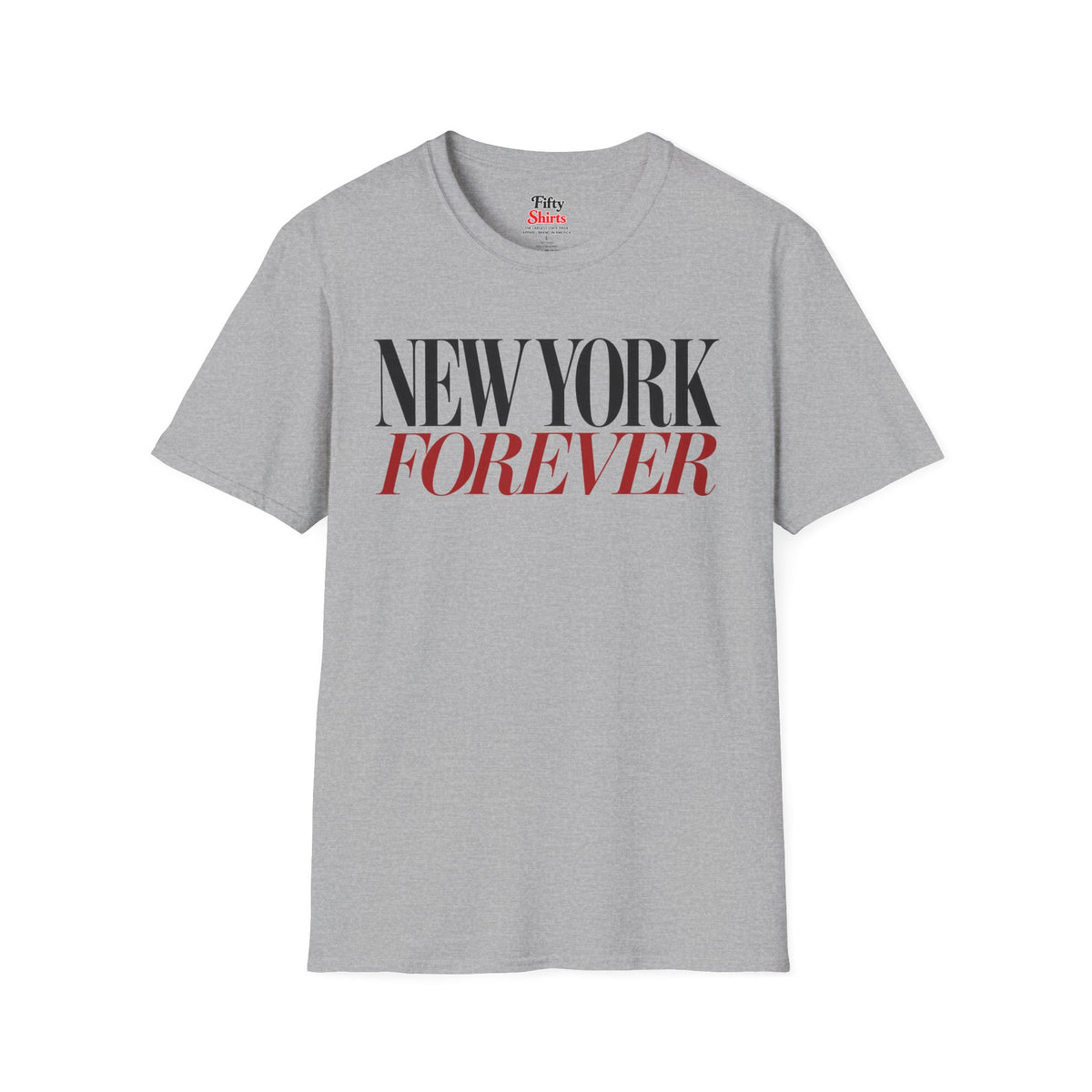 New York Forever Unisex Softstyle T Shirt State Name Graphic Tee