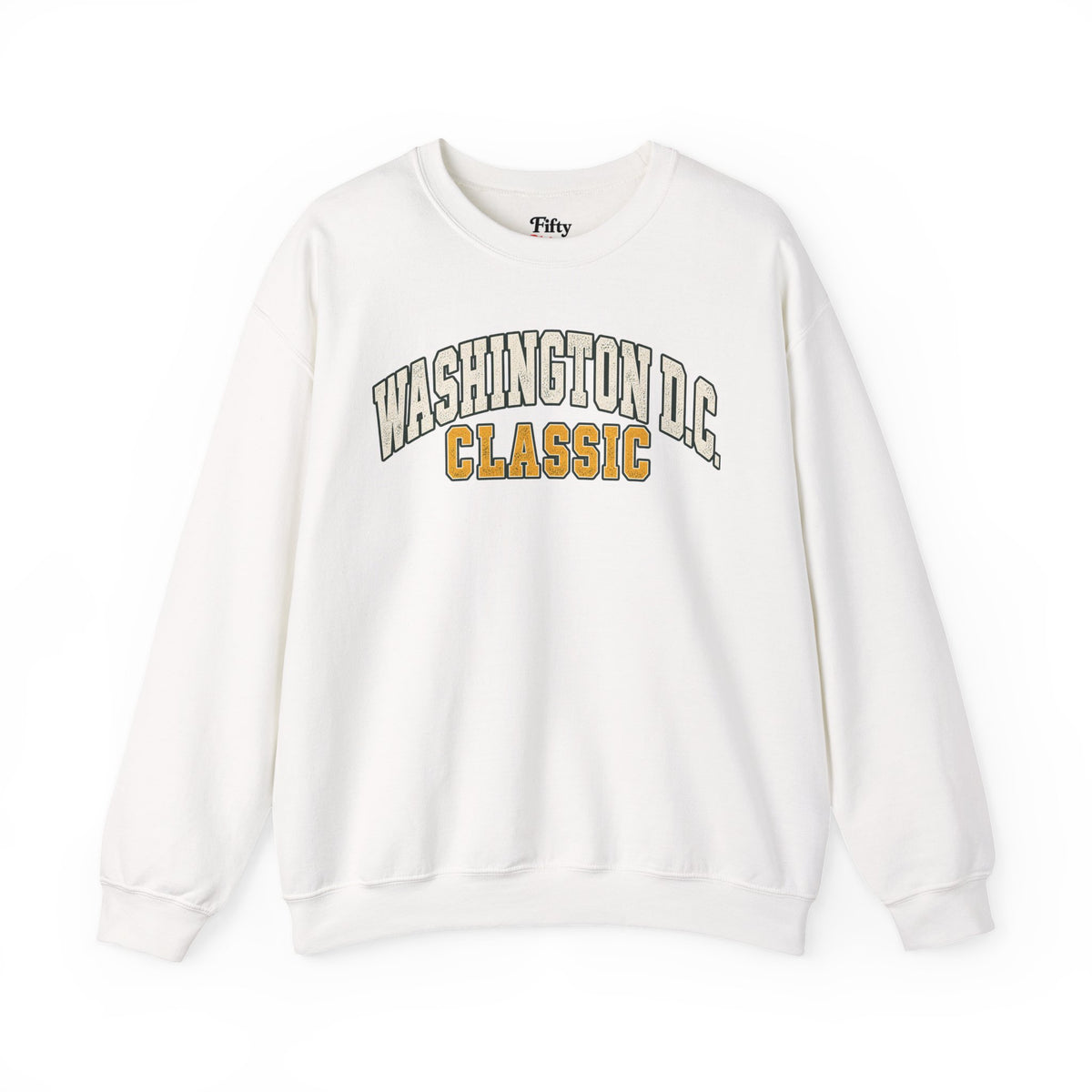 Washington DC Classic Unisex Crewneck Sweatshirt State Name Graphic