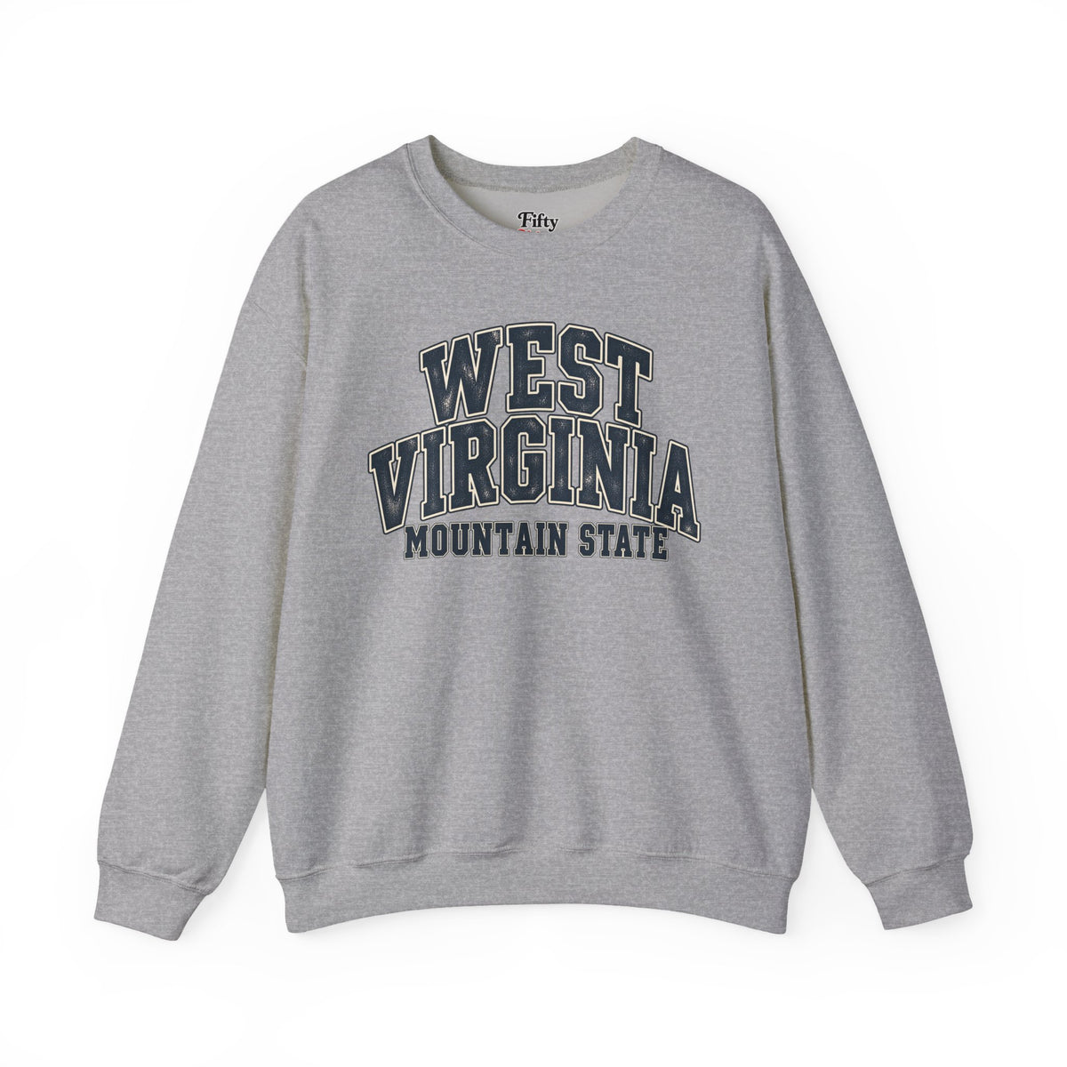 West Virginia Mountain State Unisex Crewneck Sweatshirt State Name Graphic