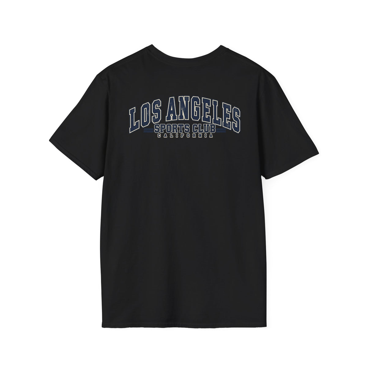 Distressed Los Angeles Sports Club Logo Unisex Softstyle Graphic Tee