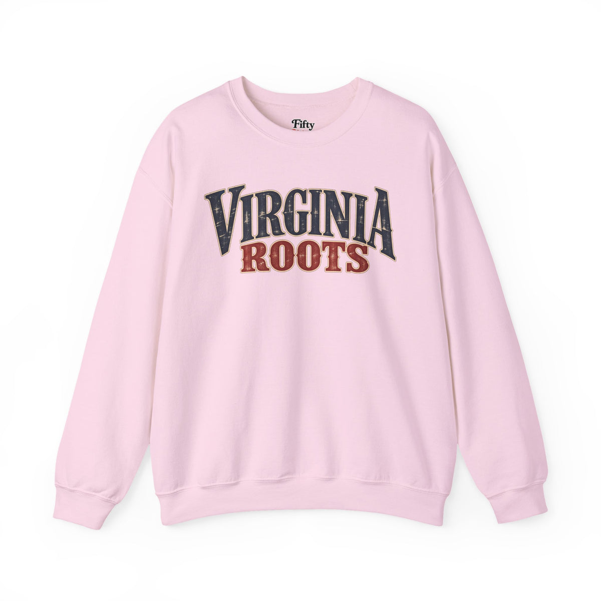 Virginia Roots Unisex Crewneck Sweatshirt State Name Graphic