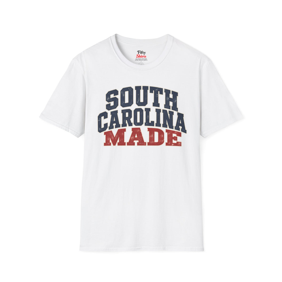 South Carolina Made Unisex Softstyle T Shirt State Name Graphic Tee