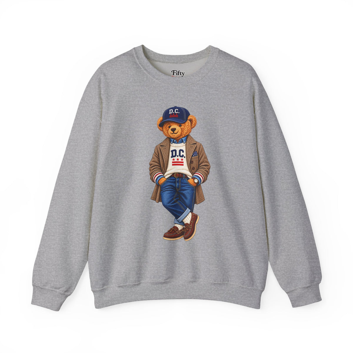 Washington D.C - Game Day Teddy Bear Sweatshirt