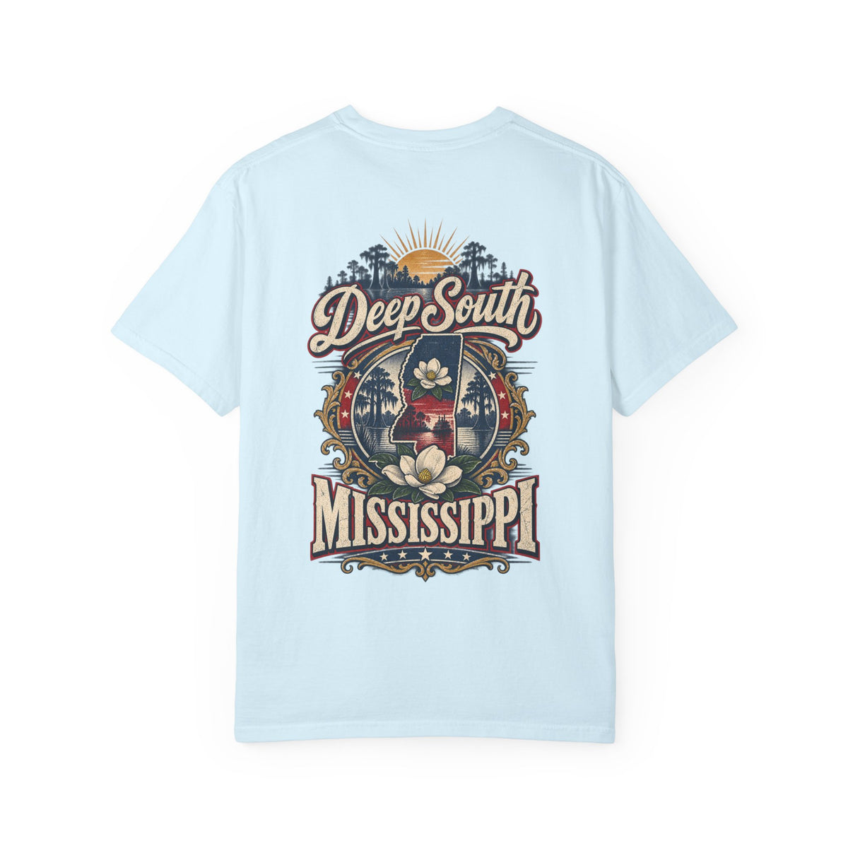 Deep South Mississippi Unisex Comfort Color 1717 Streetwear Graphic Tee