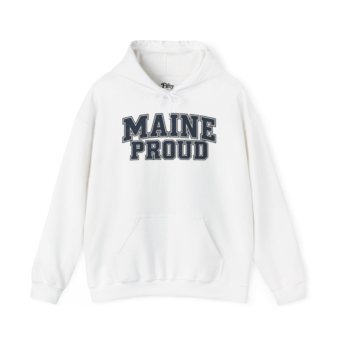 Maine Proud Unisex Hoodie State Name Graphic