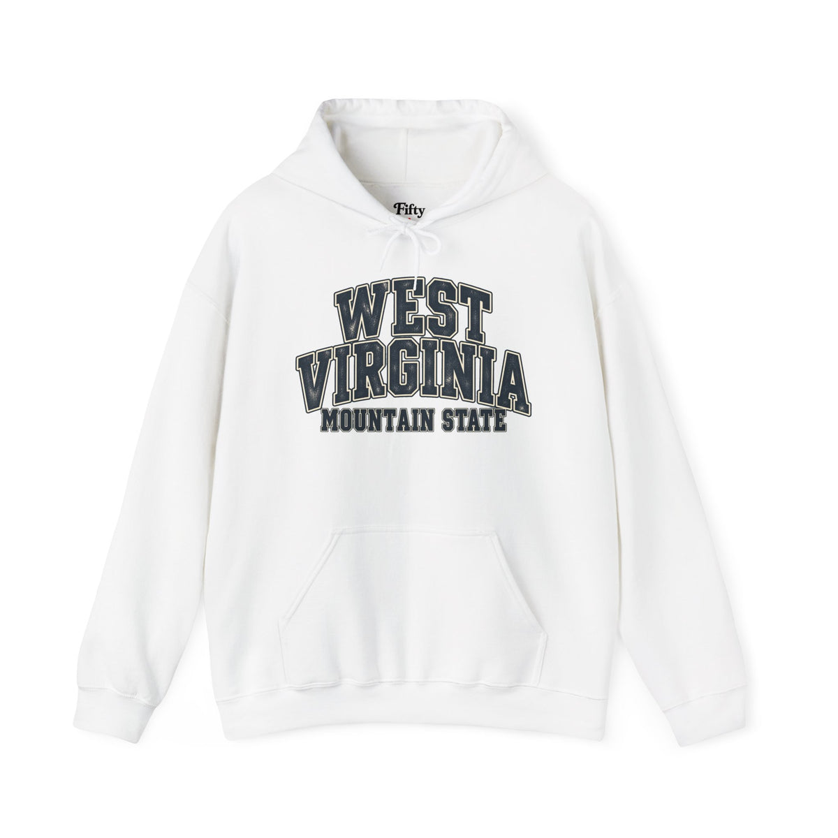 West Virginia Mountain State Unisex Hoodie State Name Graphic